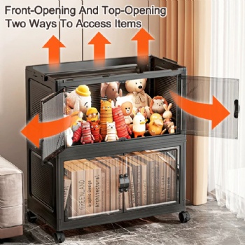  MUENHUI Large Capacity Multifunctional Plastic Storage Cabinet	