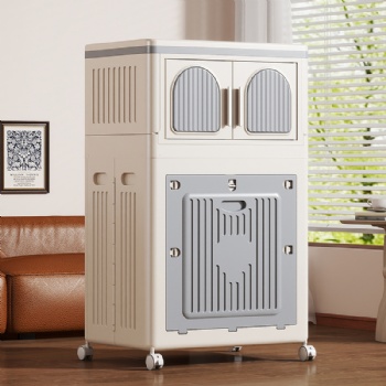  MUENHUI High Quality Folding Design Plastic Storage Cabinet	