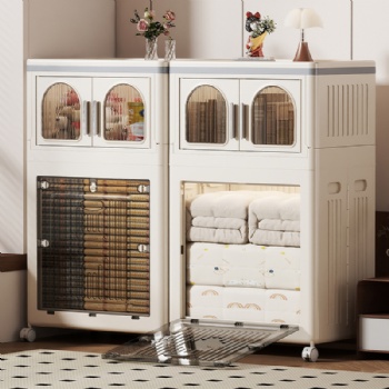  MUENHUI High Quality Folding Design Plastic Storage Cabinet	