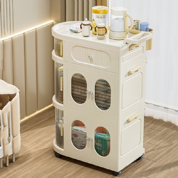  MUENHUI Hot Sale High Quality Folding Design Plastic Storage Cabinet	